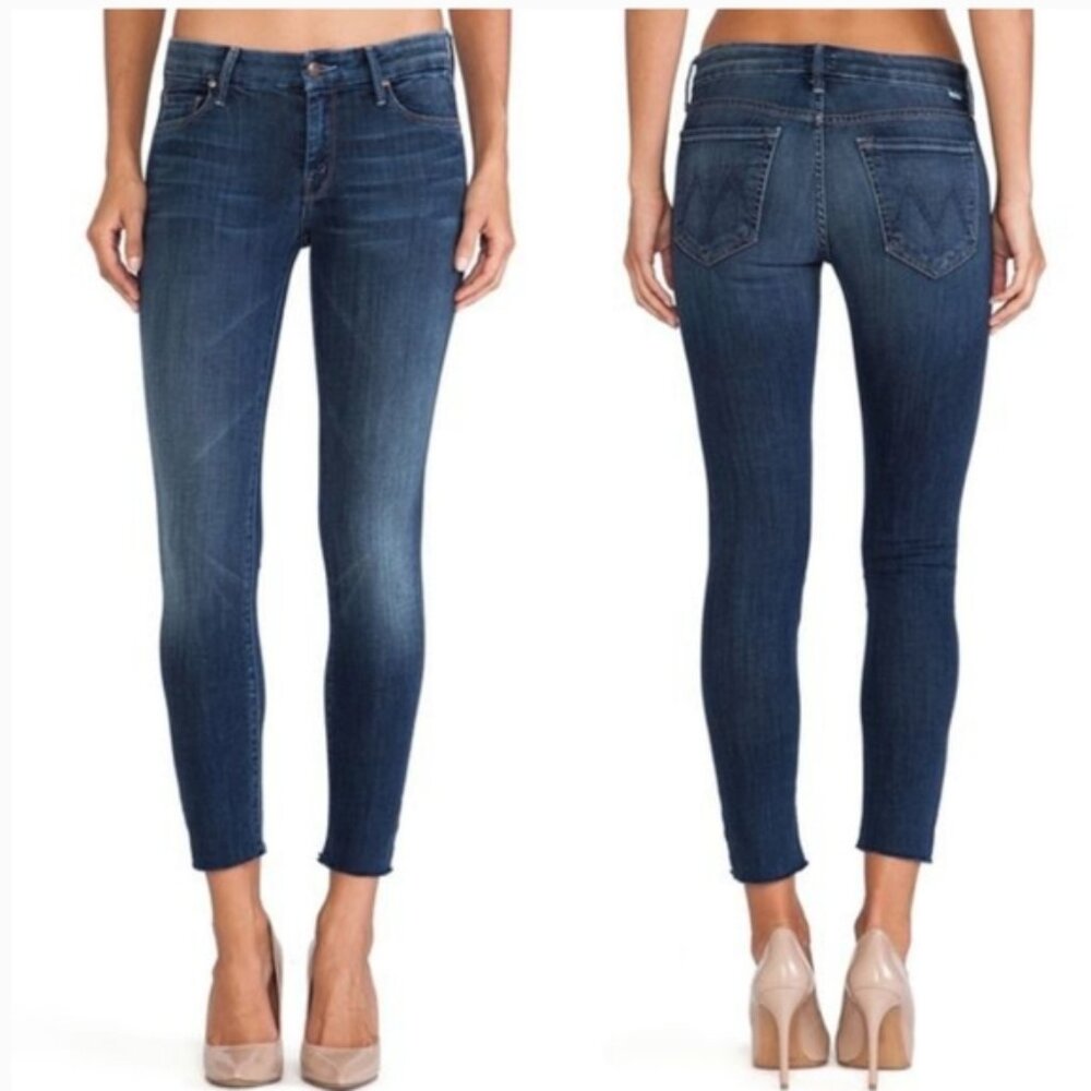 Mother Looker Ankle Fray Jean